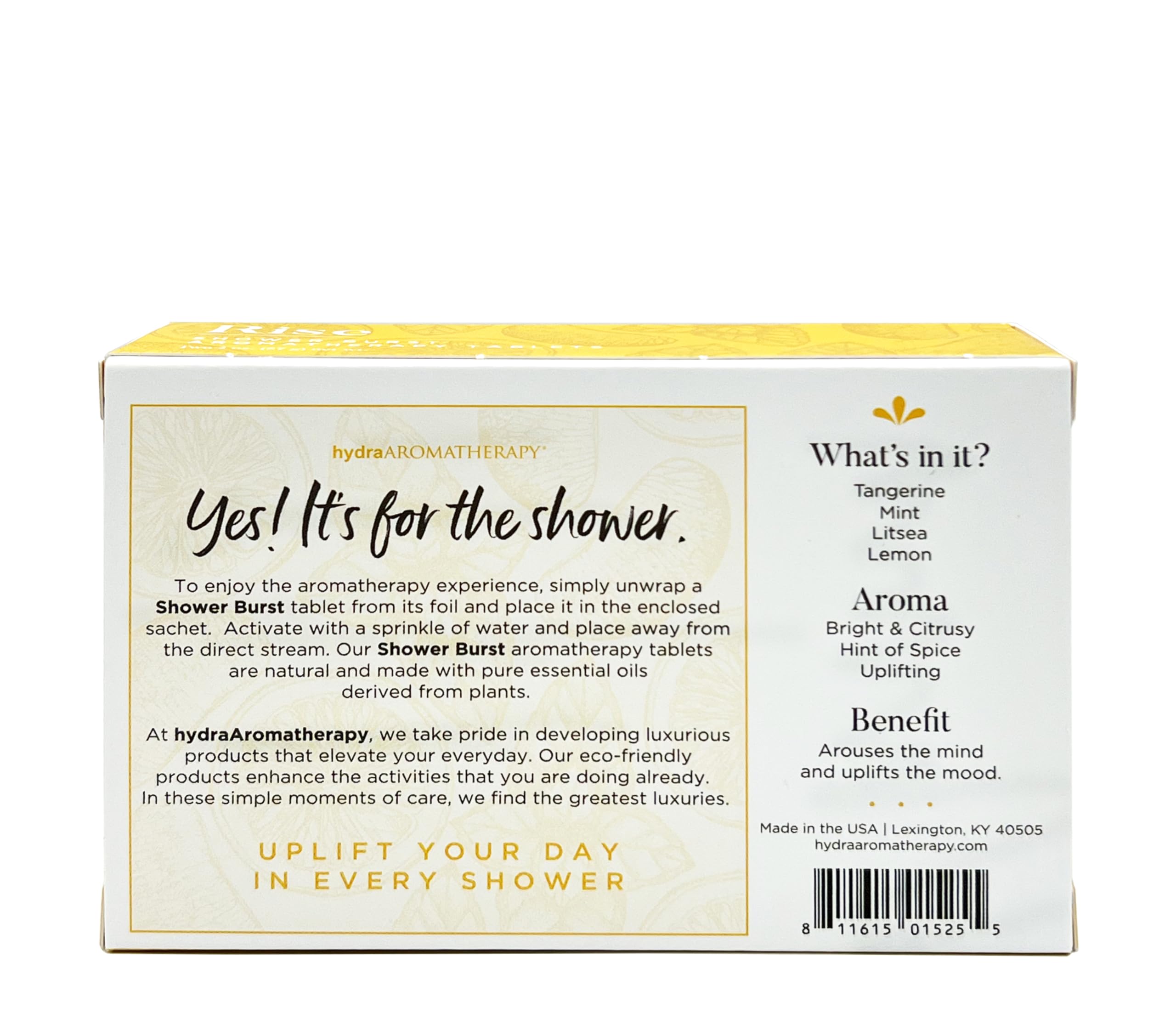 hydraAromatherapy Rise and Shine Shower Burst Duo Pack